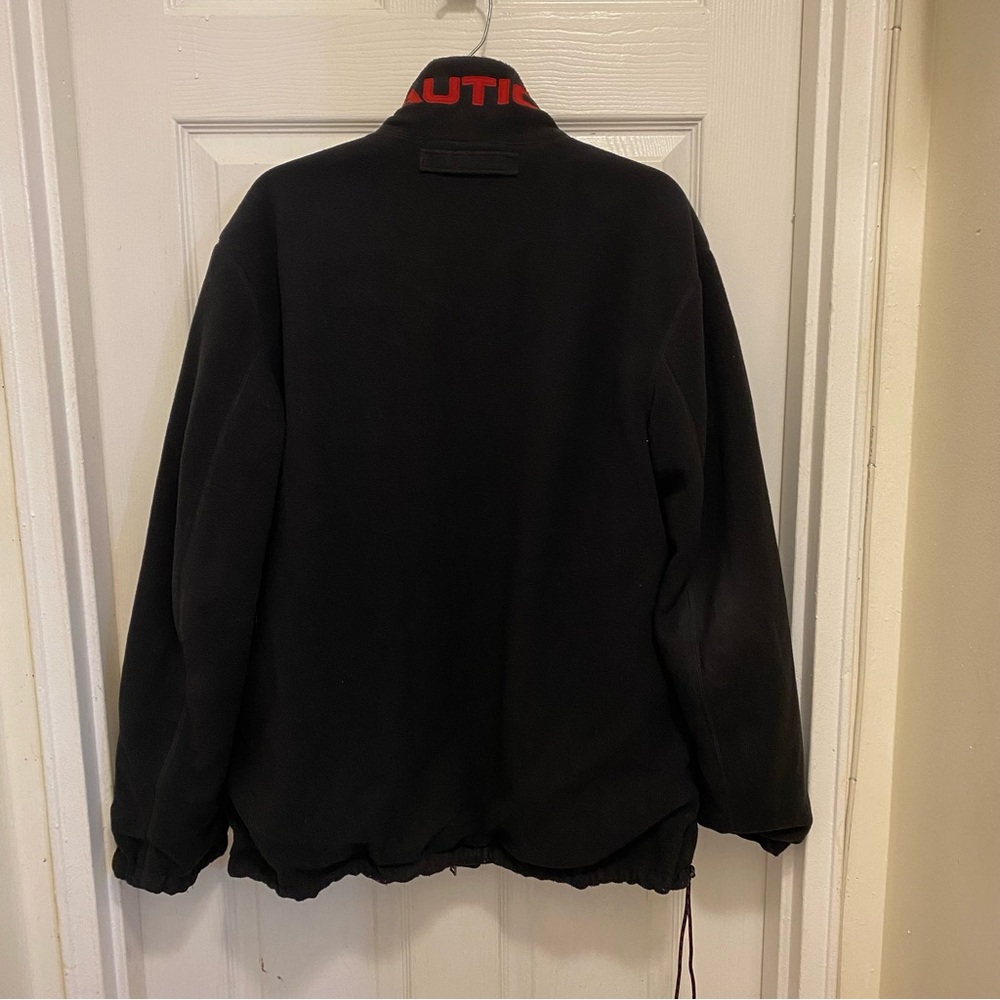 Nautica Men’s Red Black Gray Winter Performance Jacket Reversible XL Zipper - Picture 12 of 16